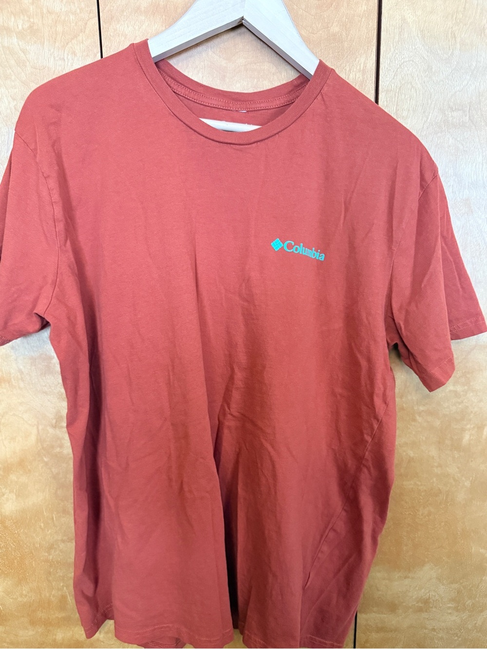 Columbia Men's Short Sleeve Tee in Rust size XL - Picture 2 of 4